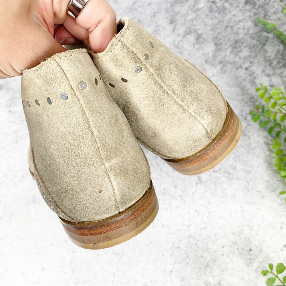 Free People Aquarian Tan Ankle Boot Taupe - Picture 6 of 9